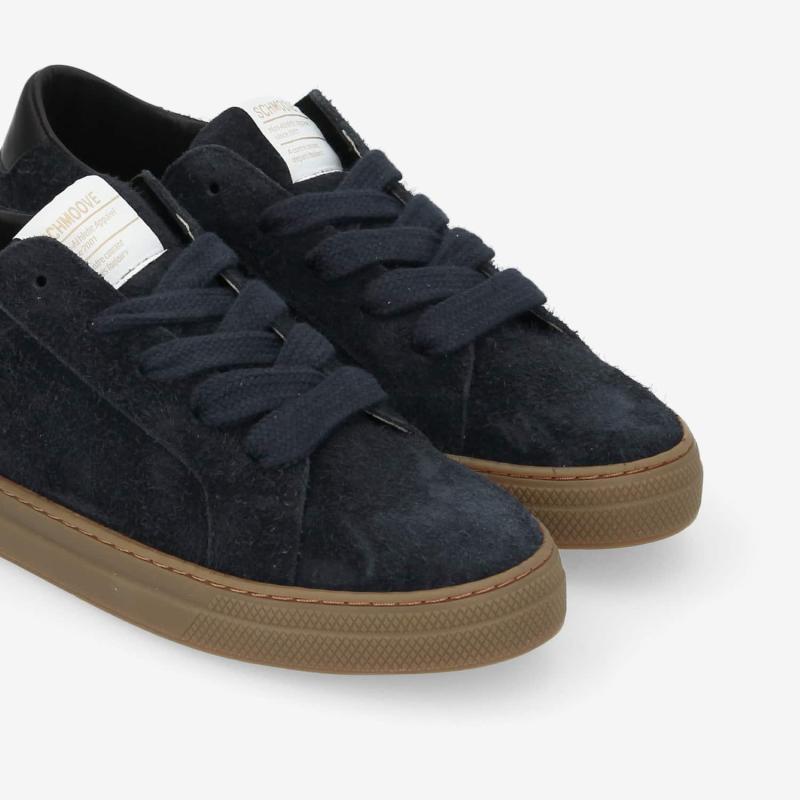 SPARK SKATE M - HAIRY SUEDE -  BLEU MARINE